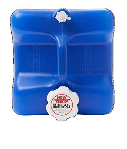 Reliance Products Aqua-Tainer 7 Gallon Rigid Water Container, Blue, 11.3 Inch x 11.0 Inch x 15.3 Inch