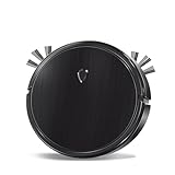 Robotic Vacuum Cleaner, Robot Vacuum and Mop Robot Vacuum Small Low-Noise, Tangle-Free Suction,Advanced Obstacle Avoidance,Ideal for Hard Floor, Pet Hair, Carpet,Easy of Use. (Black)
