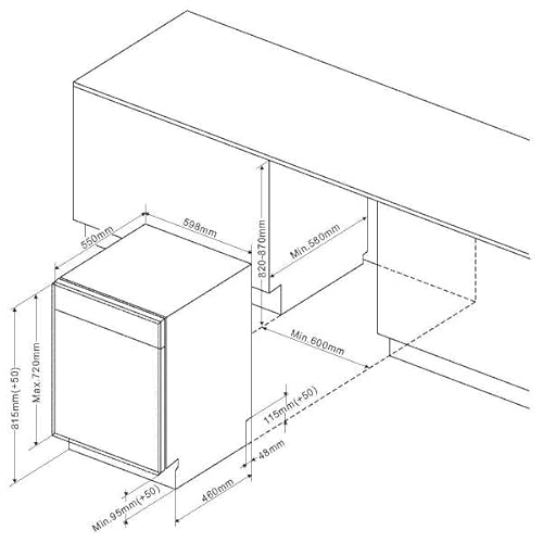 Preisvergleich Produktbild Amica EGSPV 586 900 vollintegrierter Geschirrspüler - 45 cm