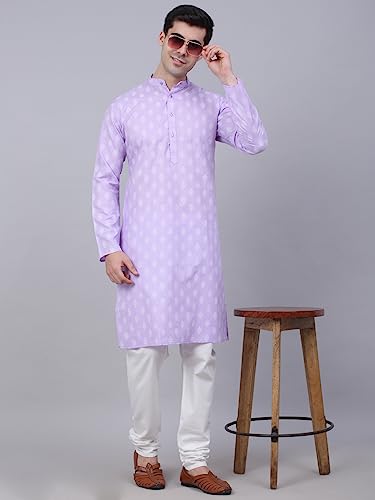 Image of Jompers Men's Cotton Regular Fit Casual Kurta