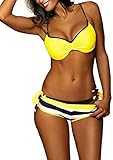 🌴【Parte inferior de bikini de dos piezas】la parte inferior de dos piezas de bikini única contiene una tanga ajustable y pantalones cortos de baño. Satisface todas tus necesidades para una playa de verano. El diseño único te hace lucir elegante y sexy en todos los ángulos.