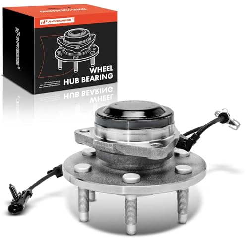 A-Premium 2WD Front Wheel Bearing and Hub Assembly with ABS & 6-Lug Compatible with Chevrolet & GMC & Cadillac - 1999-2013 - Silverado 1500, Avalanche 1500, Sierra 1500, Escalade, RWD