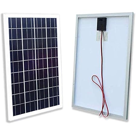 ECO-WORTHY 25 Watt 12 Volt Polycrystalline Solar Panel Module Off Grid Charging RV Boat