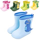 Botas de Agua Niña Niño Impermeable y Antideslizante Botas para Lluvia 26/27 Azul