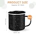 Imagen de YZROHYI 2 Piezas Taza Acero Inoxidable Esmaltado 350 ML