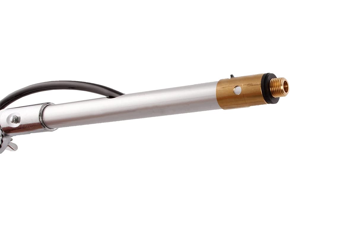 Alu-Knickgelenk 270 Grad, Wasserführend mit 1/4 Zoll Gewinde | Robustes Aluminium-Gelenk für Teleskopstangen zur Reinigung von Photovoltaik, Solaranlagen und Glasdächern ohne Leiter.