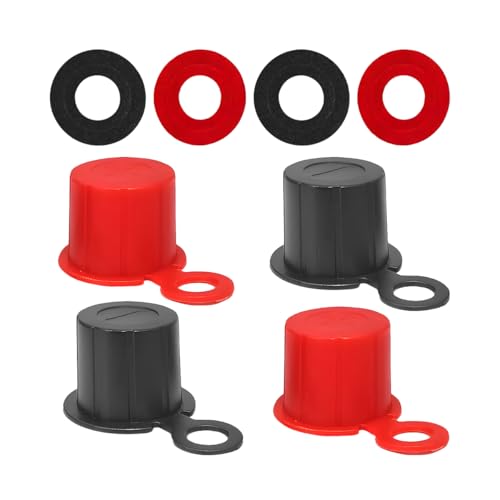 Zpana Car Battery Terminal Cover, 4PCS Dustproof Vehicle Pos