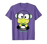 Sanrio Keroppi Lindo DJ Music Frog Camiseta