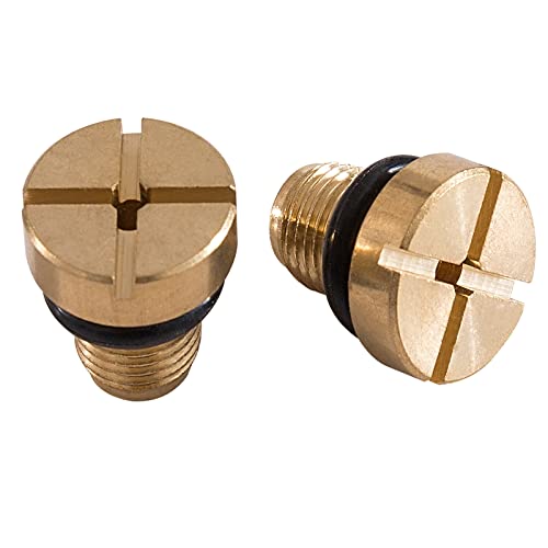 Twowinds Vis Purge d´Air Réservoir Liquide de Refroidissement, Vis de Vidange Radiateur avec Joint E30 E36 E31 E34 E46 E39 E38 Mini Cooper (1984-2006) 17111712788 (Lot de 2)