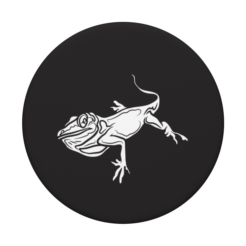 Knight Anole PopSockets Swappable PopGrip, Black - Image 3