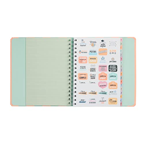 Mr. Wonderful, Office Planner 2023-2024 Weekly 18 Months, Here's Much To Enjoy, multi-coloured - Image 3