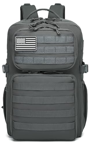 Image of Wotony Military Tactical Backpack for Men Waterproof Daypack 3 Day Assault Pack Molle Bag with Water Bottle Holder