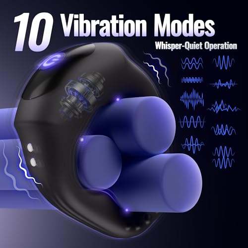 Vibrating-Cock-Ring-Ergonomic-Contour-10-Vibrations-Sex-Toys-for-Men-Silicone-Penis-Ring-Secure-Wrap-Around-Design-for-Male-Erection-APP-Control-Male-Sex-Toy-for-Adult-Couples-Pleasure-Chastity-Cage