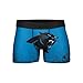 FOCO NFL Men's Officially Licensed Team Color Primary Logo Football Fan Essential Boxer Briefs Underwear - Carolina Panthers - Small