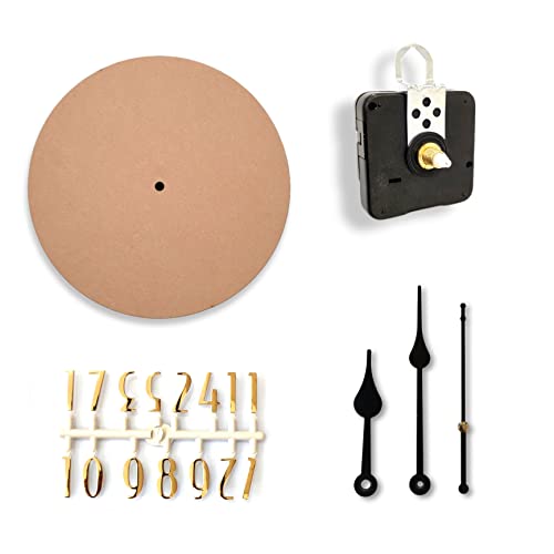 Epoxy Fusion 12 inch DIY Resin Clock Making kit, Round MDF Base (...