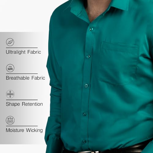 Image of FAIR-MAN Regular Fit Formal Shirt for Men Full Sleeves Classic Button-Down Design Comfortable Cotton Fabric Perfect MNS-9912