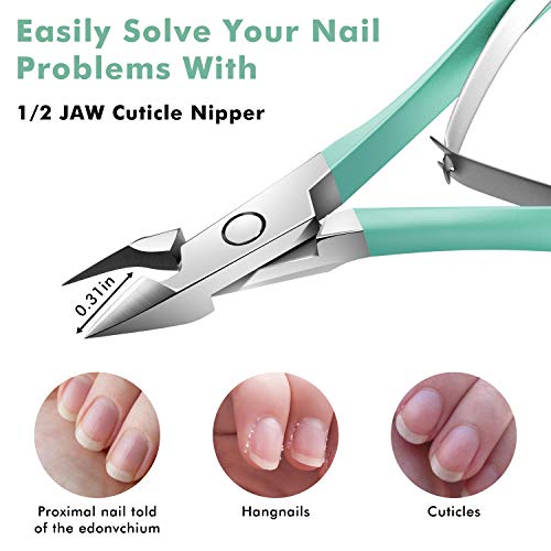 image for Cuticle Trimmer Cuticle Nipper - Cuticle Cutter Professional Stainless