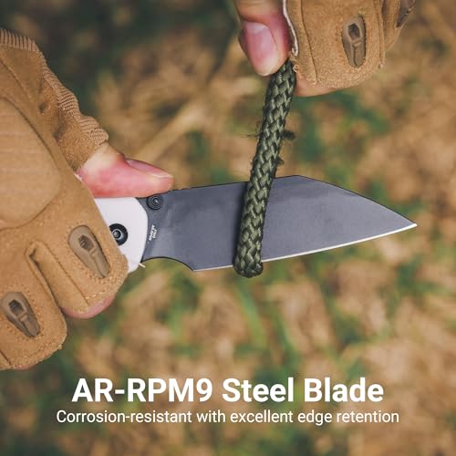 Image of CJRB Pyrite-Light Pocket Folding Knife, 3.34'' AR-RPM9 Steel Blade, Gray