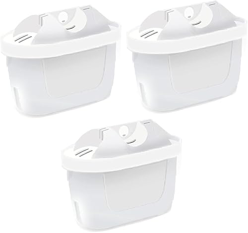 Filtro de agua para todos los BRITA, compatible con Brita Maxtra/Mava, Maxtra+, apto para Mavea, cartucho de repuesto para jarra Marella, reduce la