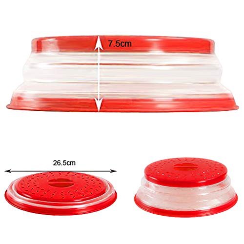 Copertura per piatto per microonde, in plastica