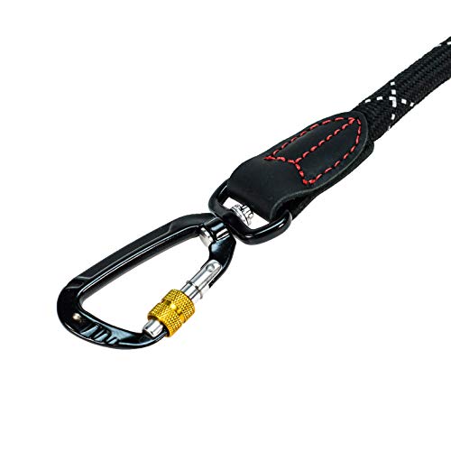 iEnergy™ GEM, 150cm Lange Führleine | Gepolsterte Hundeleine für große und mittlere Hunde | Reflektierend | Extrem leicht | Profi-Kletterseil