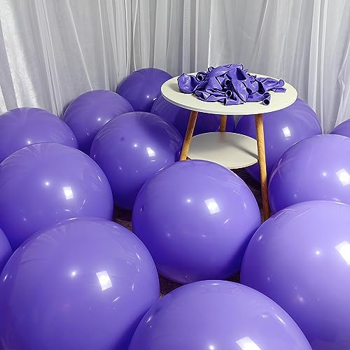 Image of 90 Pack Purple Balloons 18 inch Purple Latex Big Balloons for Party Decorations and Events ZWZLIULIAN