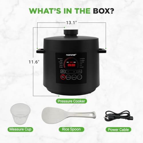 NutriChef Electric Pressure Cooker NCHS60ZB の商品画像 7