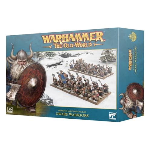 Warhammer Dwarf Warriors figurines pour batailles tactiques