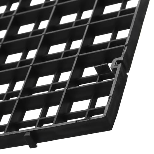 Image of Okllen 12 Pack Aquarium Fish Tank Divider Plastic Egg Crate, Bottom Tray Grid Isolation, Plastic Egg Crate Grid Divider Tray for Mixed Breeding Light Diffuser