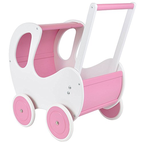 Preisvergleich Produktbild Bandits and Angels Sweet Angel Puppen-Kinderwagen, Holz