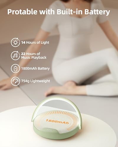 Image of EZVALO Bedside Lamp with Wireless Charger, 4 in 1 Dimmable LED Night Light, Nightstand Touch Lamp, Portable Bluetooth Speaker, Birthday Gifts for Women, Men, Mom, Wife