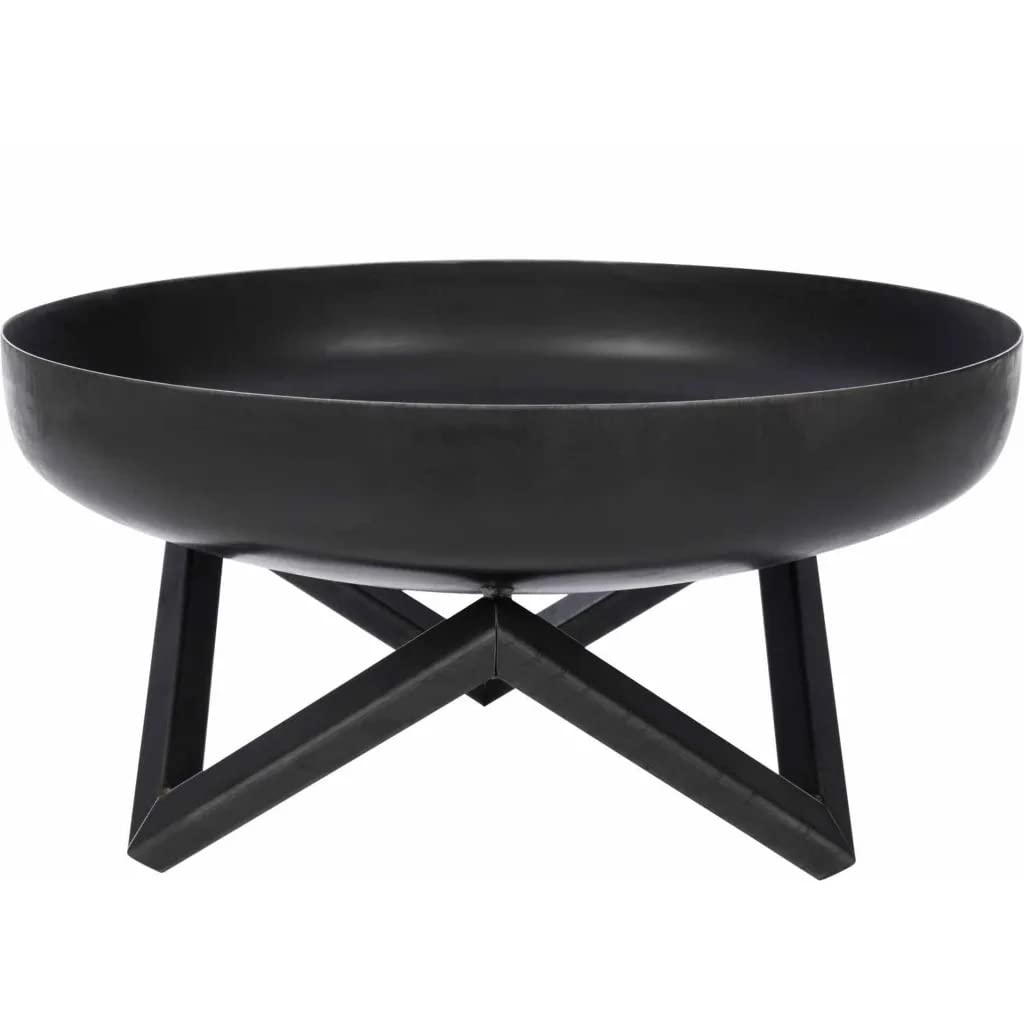 RedFire Peio Métal Brasero 60 cm 81016, Noir, 60 x 60 x 32 cm