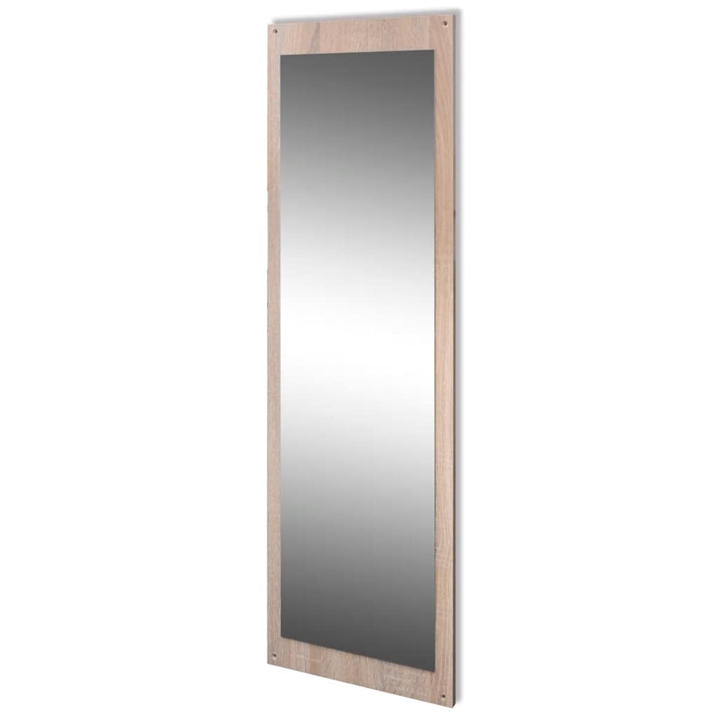 Armario zapatero 3 en 1 con espejo, panel de madera de roble blanco, 80 x 27 x 46,5 cm, soporte para pasillo, entrada y orden