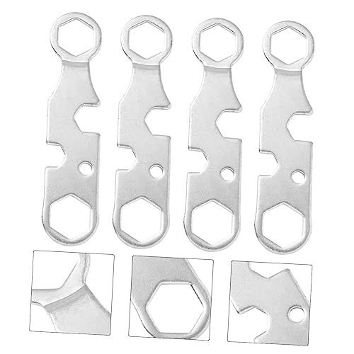 HONMEET Skateboard Repair Tool Kit 4pc Wrench Spanner Universal for All Skateboards Easy to Carry