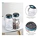 Large Piggy Bank for Boys Adults, Vcertcpl Digital Coin Counting Bank with LCD Counter, 1.8L Capacity Coin Bank Money Jar for Adults, Designed for All US Coins (Blue)