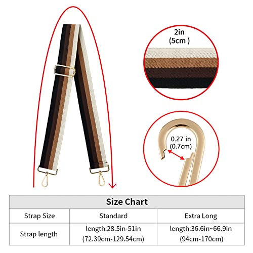Image of ZOOEASS Wide Shoulder Strap Adjustable Replacement Belt Crossbody Canvas Bag Handbag