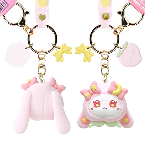 Porte-clés Lapin Sac à Dos Anti-Perte Style Anime Cute