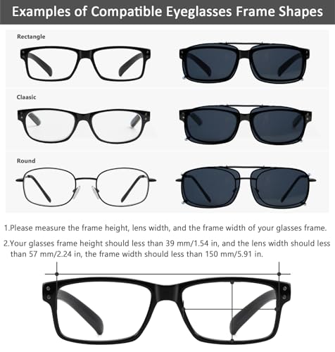 Easy clip Spring Polarized Clip On Sunglasses2