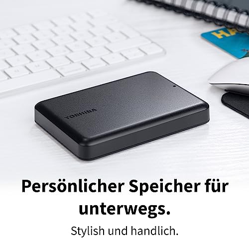 Image of Toshiba Canvio Partner 4TB Portable 2.5'' External Hard Drive, USB 3.2, Mac & Windows Compatible. Xbox, PS4, PS5 (HDTB540EK3CB)