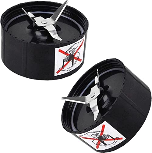 2X Cross Blades for Magic Bullet 250W MB1001 Blenders with Gaskets