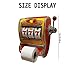 Slot Machine Toilet Paper Holder, Unique Arcade Design Wall-Mounted, Funny & Creative Accessory for Bathroom, Kitchen, Washroom