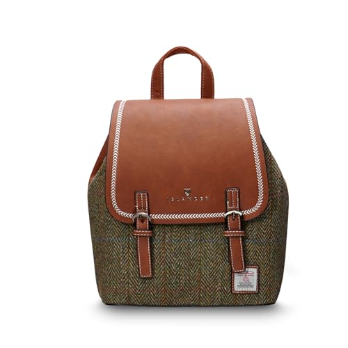 Harris Tweed® Jura Backpack, Chestnut Herringbone
