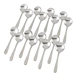 RSVP Endurance Monty's Stainless Steel Soup Spoon, Set of 16
