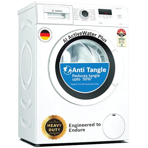 Bosch 6Kg 5 Star Touch Control Fully Automaic Front Loading Washing Machine With Heater (WLJ 16061IN, White)