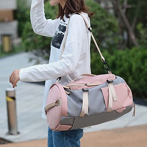 Plecak turystyczny Kobiety Fitness Siłownia Plecak Trening na świeżym powietrzu Moda Wielofunkcyjny bagaż Wypoczynek Torba na ramię Crossbody na buty Kieszeń (kolor: zielony)