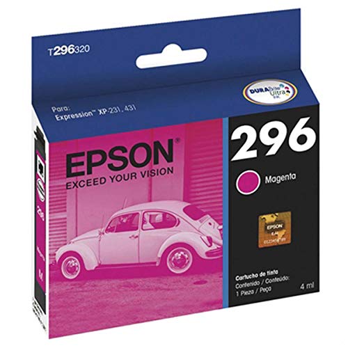 Cartucho de Tinta Original Epson 296 Magenta T296320 para XP-231 / XP-241 / XP-431 / XP-441
