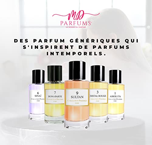 MDPARFUMS Eeau De Parfum I 50ML made in France I TONKA SUPRÊME N°4 – Collection Prestige Paris I Parfum pour homme et femme