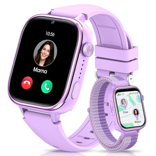 SWGOTA Smartwatch Kinder mit Telefon und GPS, 1.83' Kinderuhr...