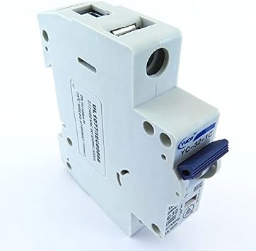 Yuco YC-32-1C Miniature Din Rail Circuit Breaker C Curve 120/277V 50/60Hz 1 Pole 32 Amp