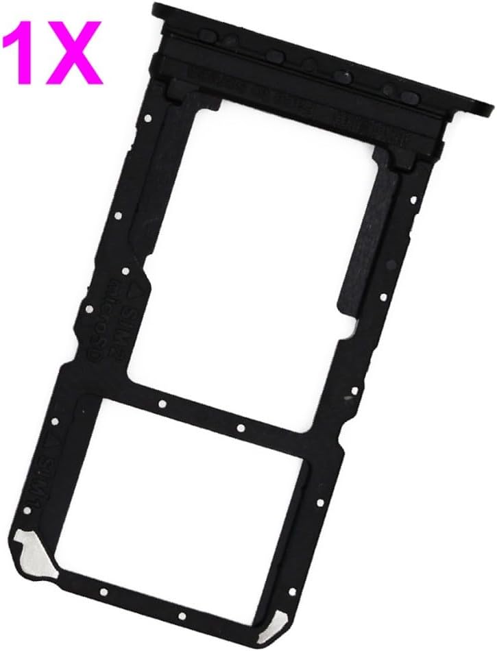 N300 Replacement SIM Card Tray MicroSD Holder Slot for OnePlus Nord N300 5G (Black)